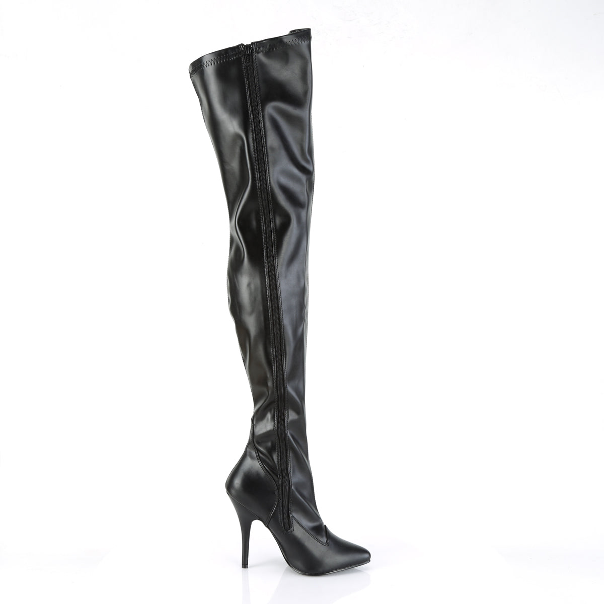 5" Plain Stretch Thigh Boot (Pleaser SED3000/B)