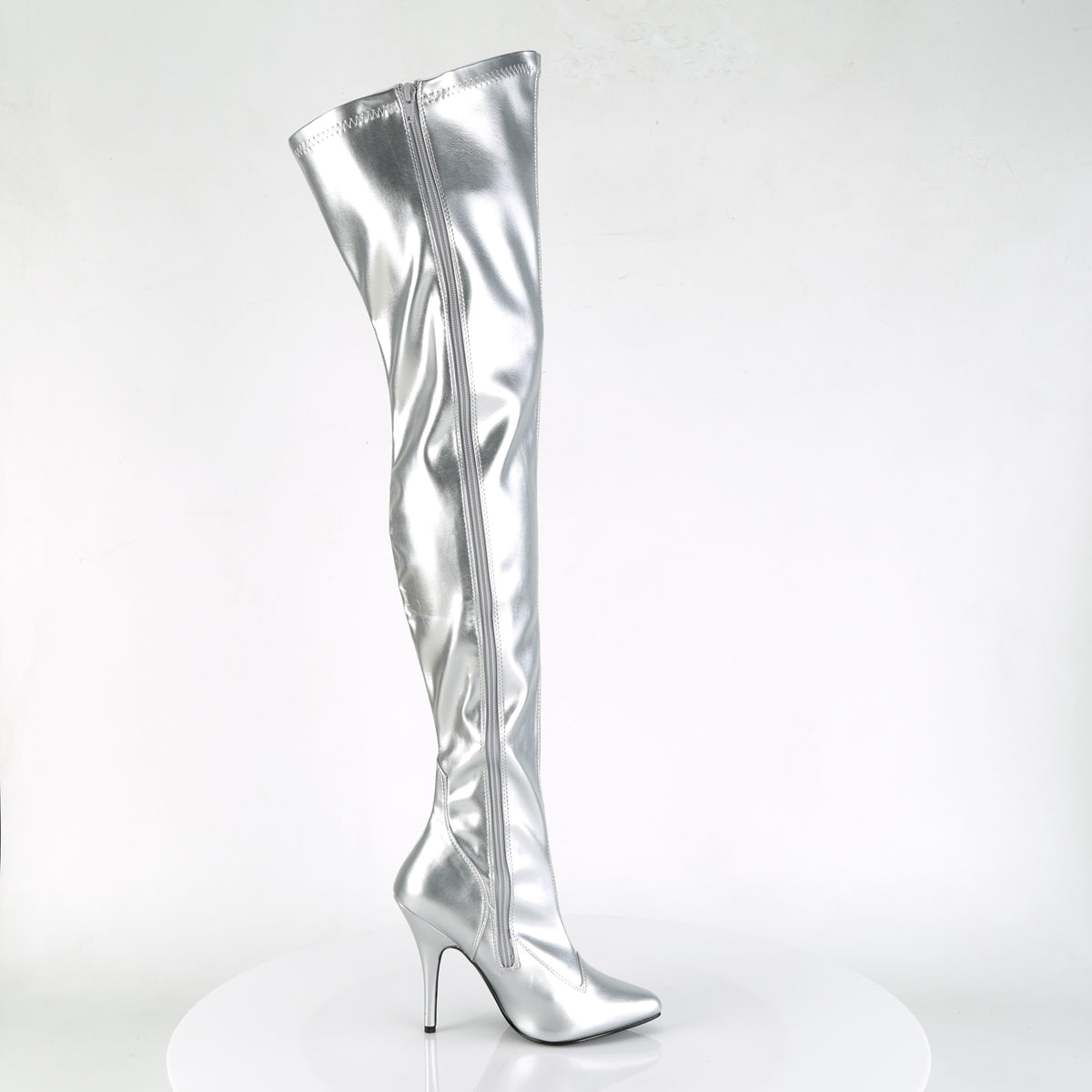 5" Plain Stretch Thigh Boot (Pleaser SED3000/B)