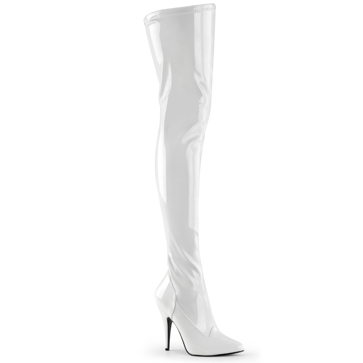 5" Plain Stretch Thigh Boot (Pleaser SED3000/B)