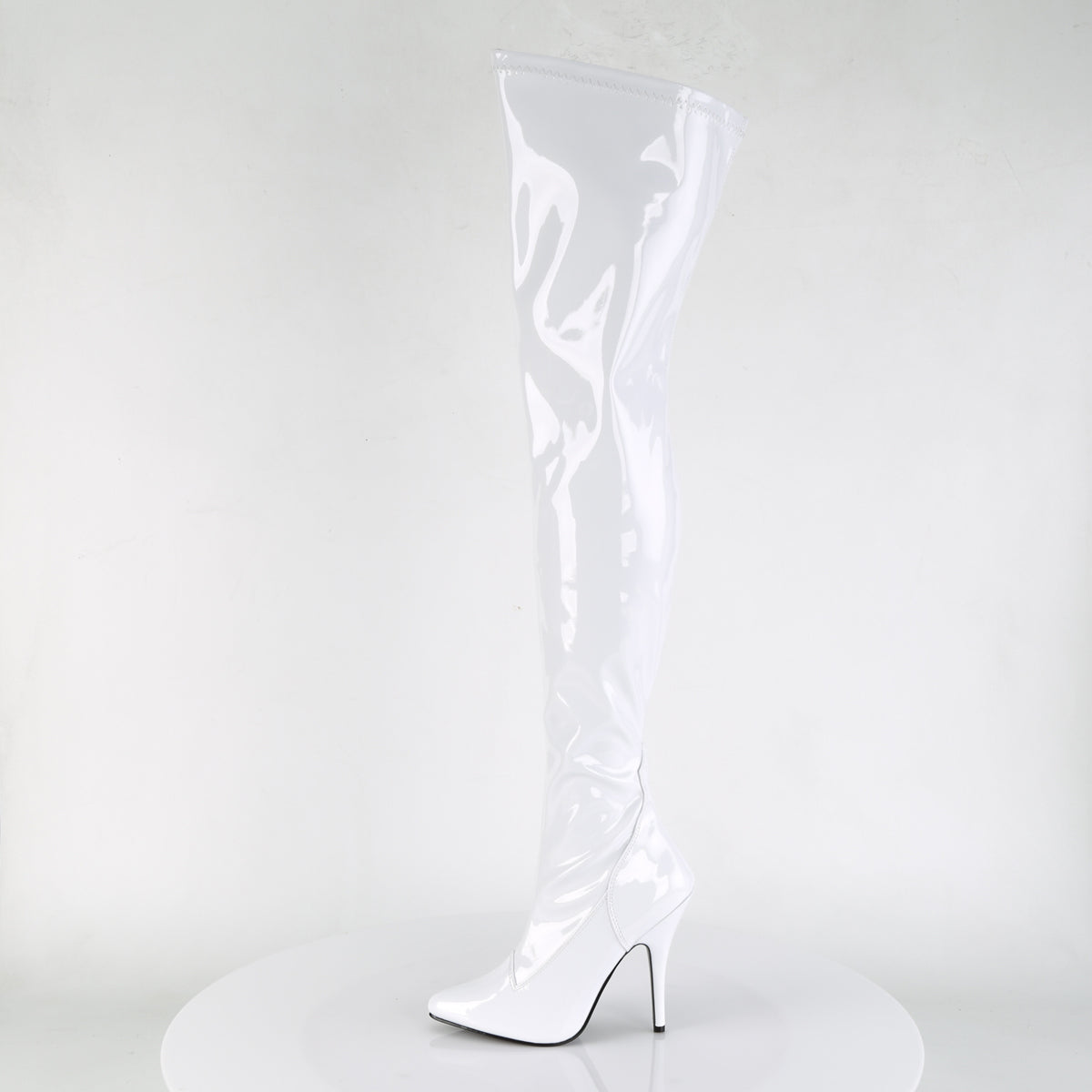 5" Plain Stretch Thigh Boot (Pleaser SED3000/B)
