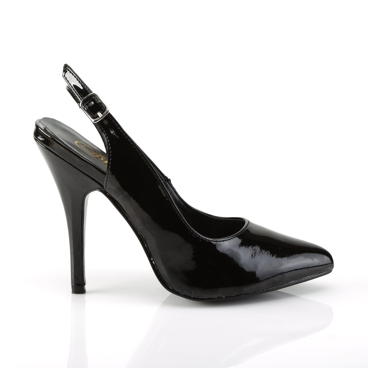 *5" Closed Toe Sling Back Pump (Pleaser SED317/B)