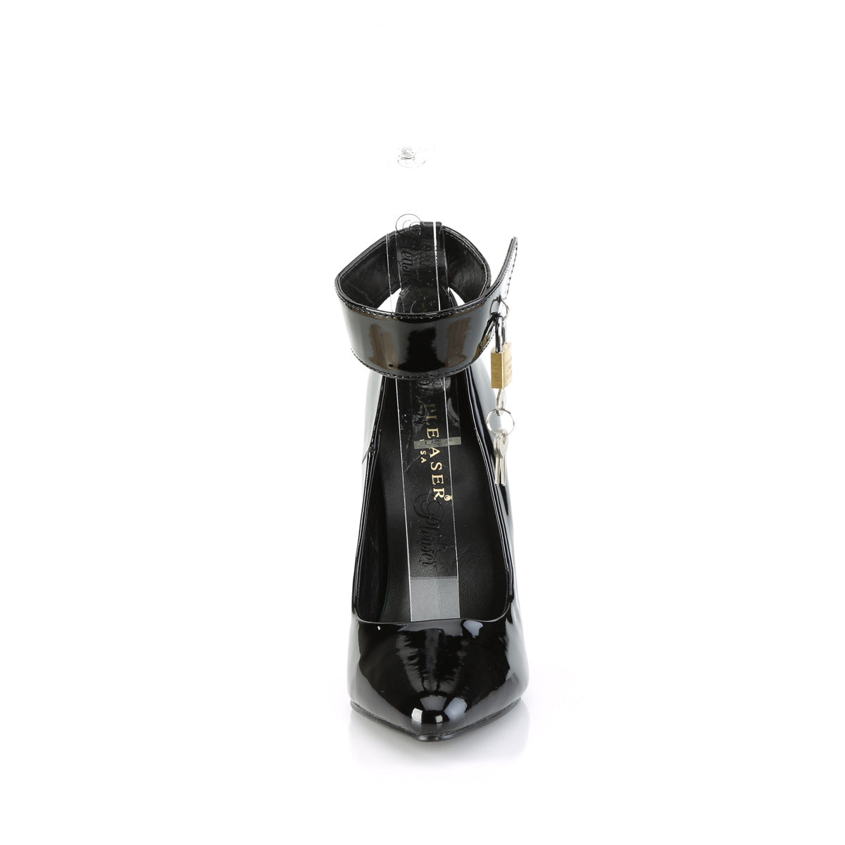 5" Heel Wide Band Ankle Cuff Pump (Pleaser SED432/B)