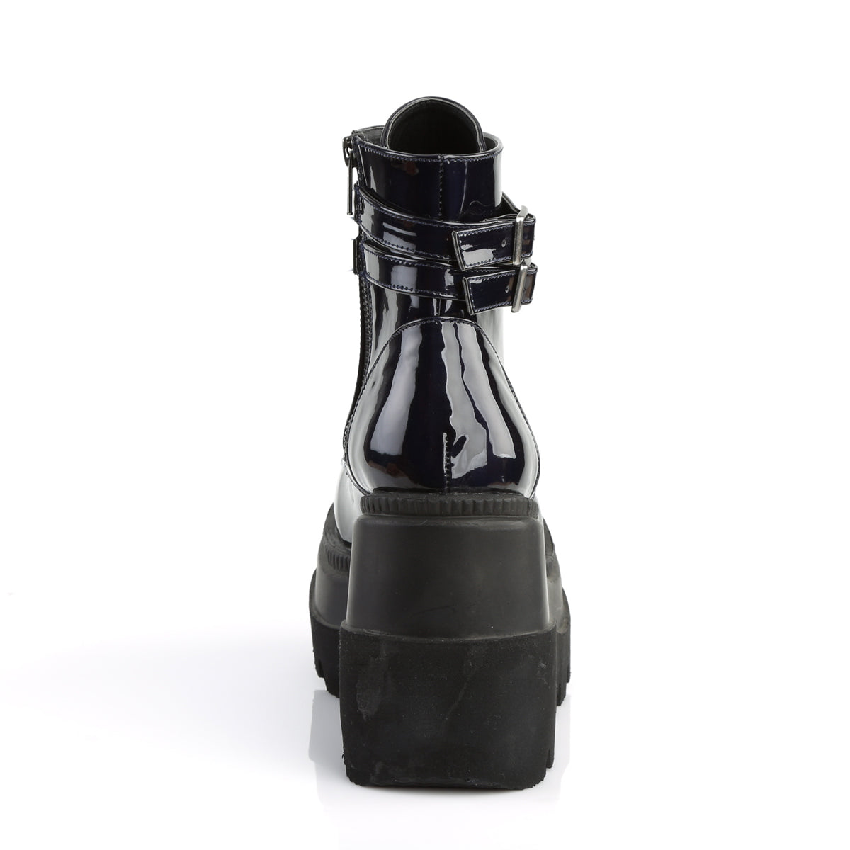 4 1/2" Wedge PF Ankle Boot, Side Zip (Demonia SHA52/B)