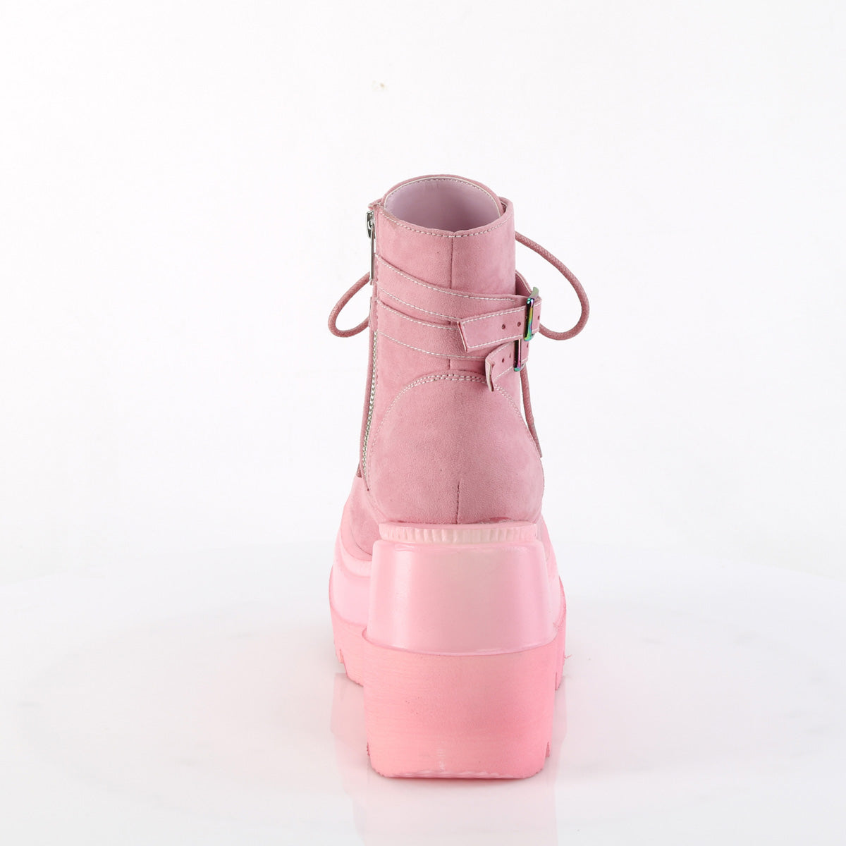 4 1/2" Wedge PF Ankle Boot, Side Zip (Demonia SHA52/B)