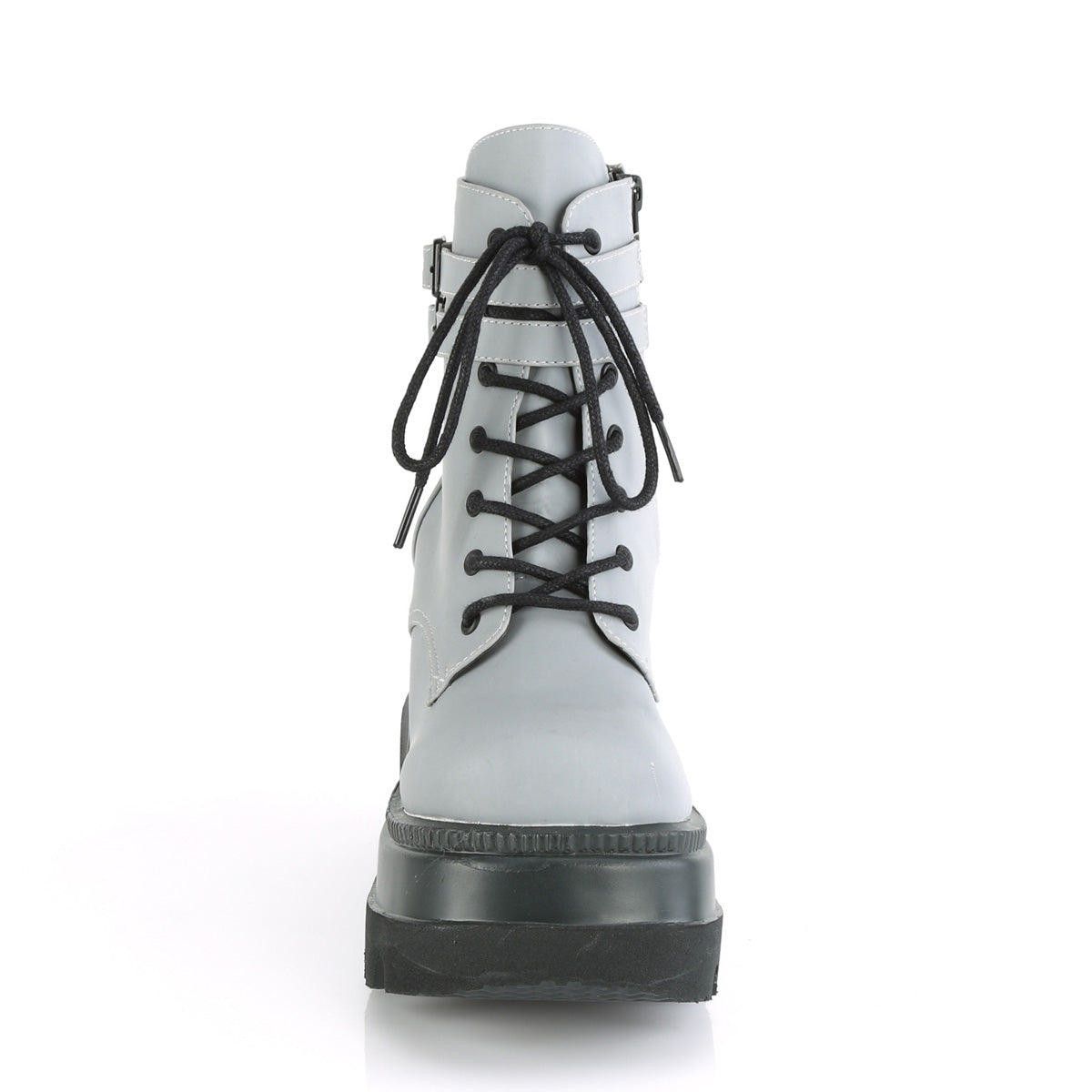 4 1/2" Wedge PF Ankle Boot, Side Zip (Demonia SHA52/B)