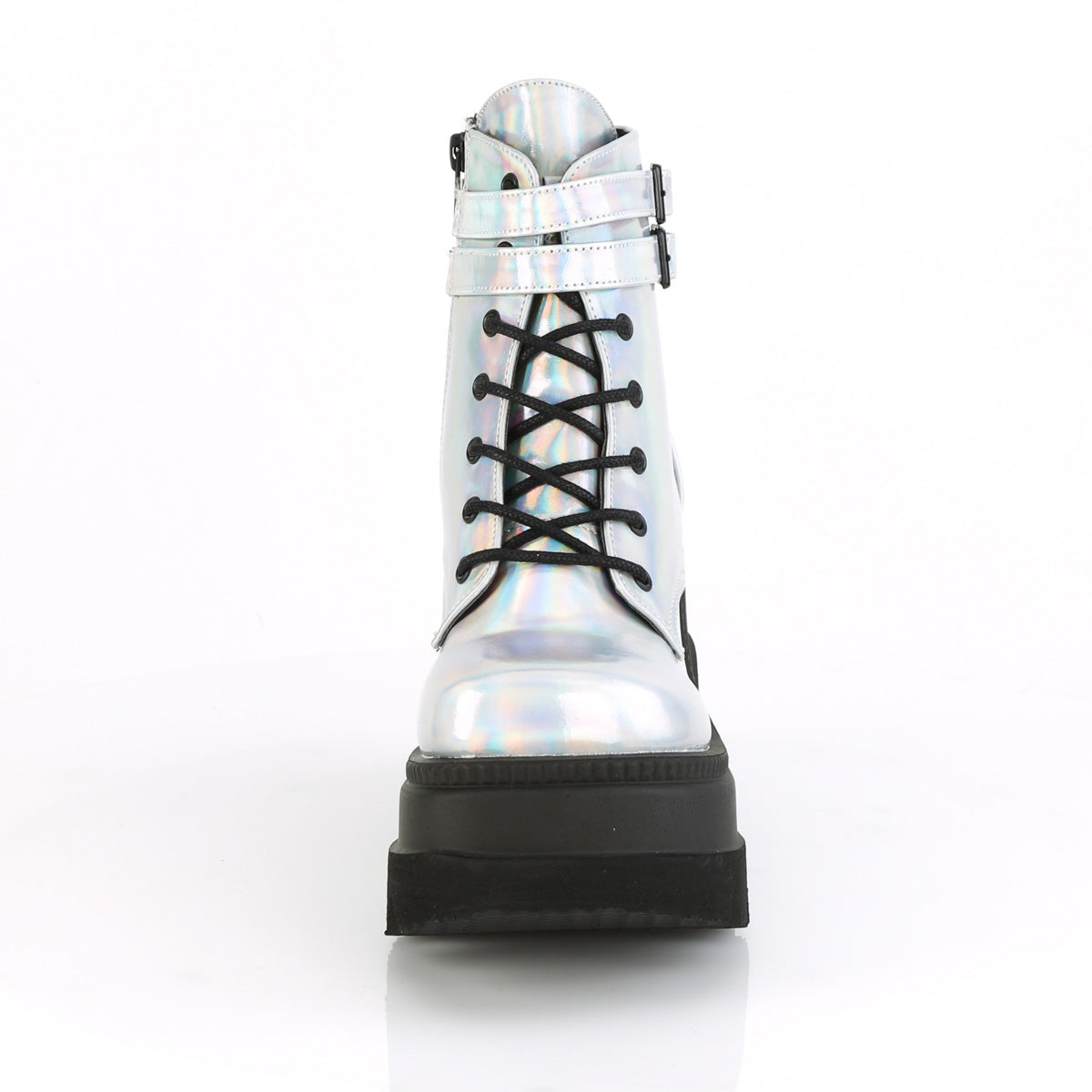 4 1/2" Wedge PF Ankle Boot, Side Zip (Demonia SHA52/B)