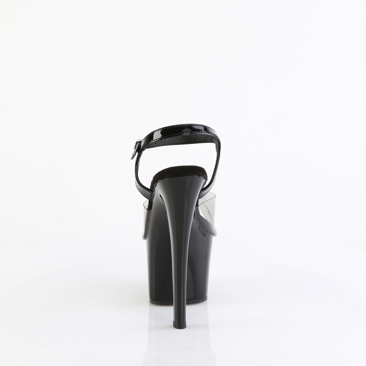 *7" Heel, 2 3/4" PF Ankle Strap Sandal (Pleaser SKY308-1/SK-B/B)