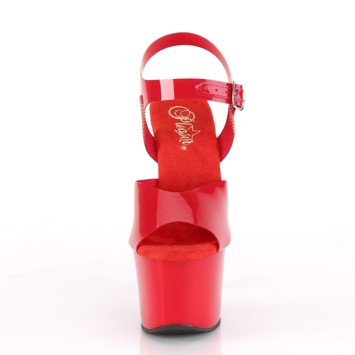 *7" Heel, 2 3/4" PF Ankle Strap Sandal (Pleaser SKY308N/BPTPU/M)