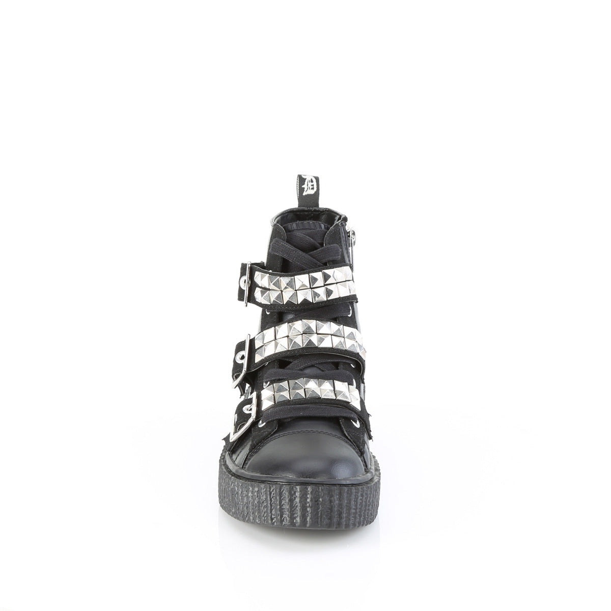 *1 1/2"PF Round Toe Lace-Up Front High Top Creeper Sneaker (Demonia SNK225/BCA-VL)