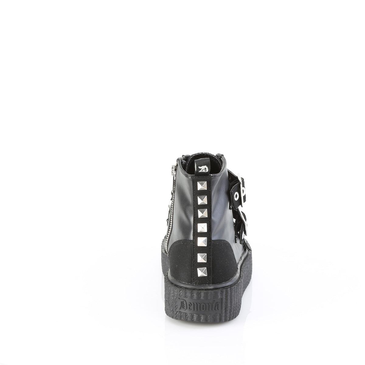 *1 1/2"PF Round Toe Lace-Up Front High Top Creeper Sneaker (Demonia SNK225/BCA-VL)