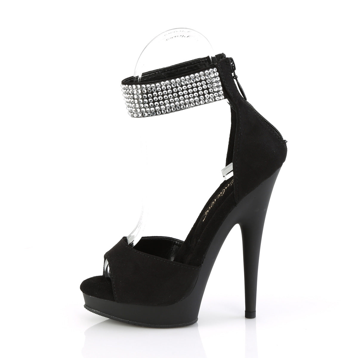 *6" Heel, 1" PF d'Orsay Sandal w/RS, Back Zip (Fabulicious SUL625/BFS/M)