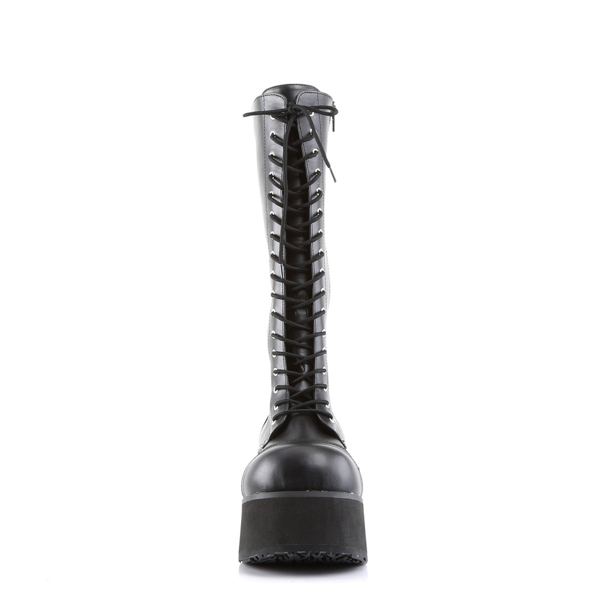 3 1/4" PF Goth Punk 17 Eyelet Knee BT W/ Zipper (Demonia TRA502/B/BPU)