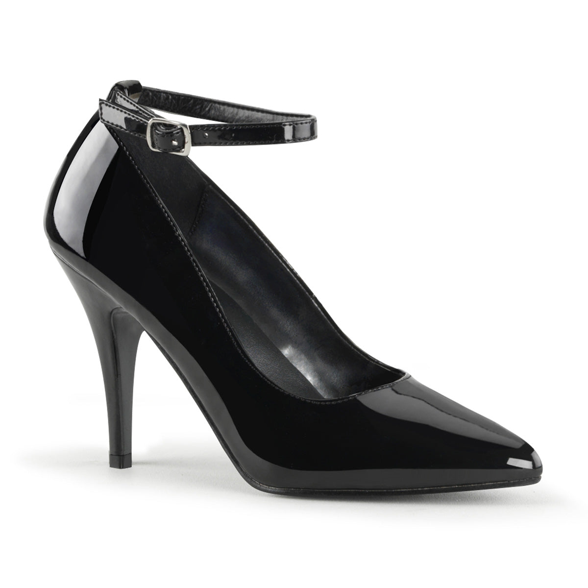 4" Ankle Strap Pump (Pleaser VAN431/B)