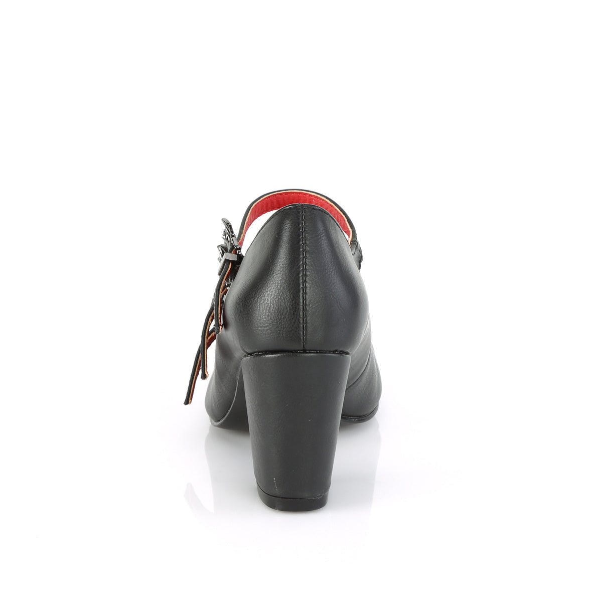 **3" Block Heel Round Toe Maryjane (Demonia VIK38/B-SNBVL)