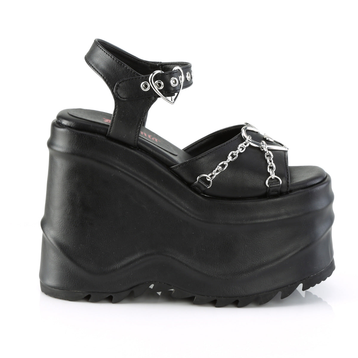 *6" Wedge PF Ankle Strap Sandal (Demonia WAVE09/BPHG)