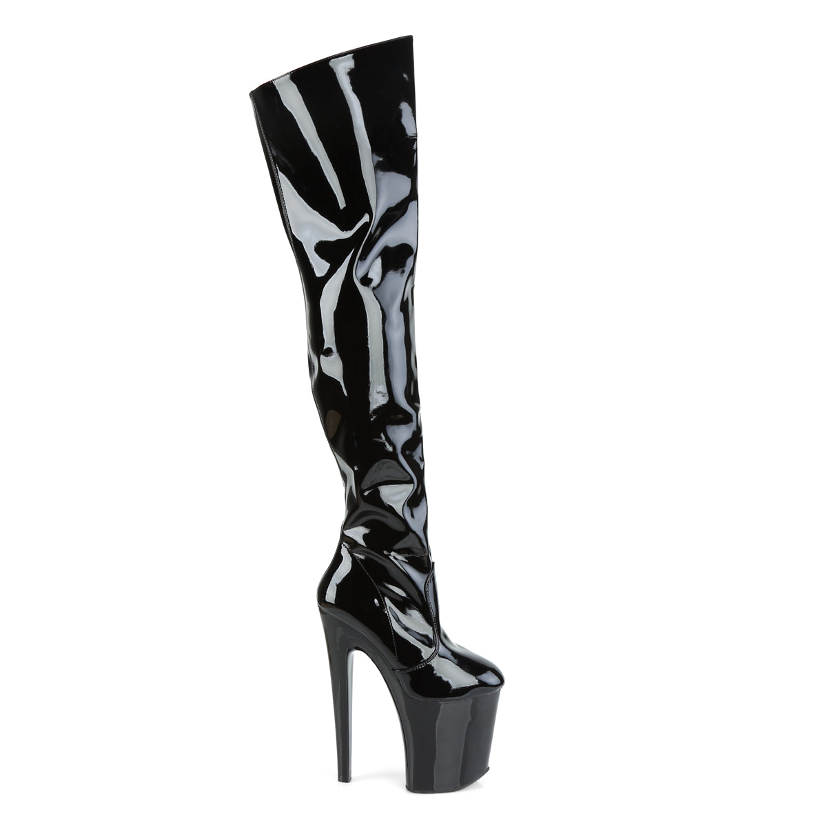 8" Spike Heel P/F Boots (Pleaser XTM3010/B/M)