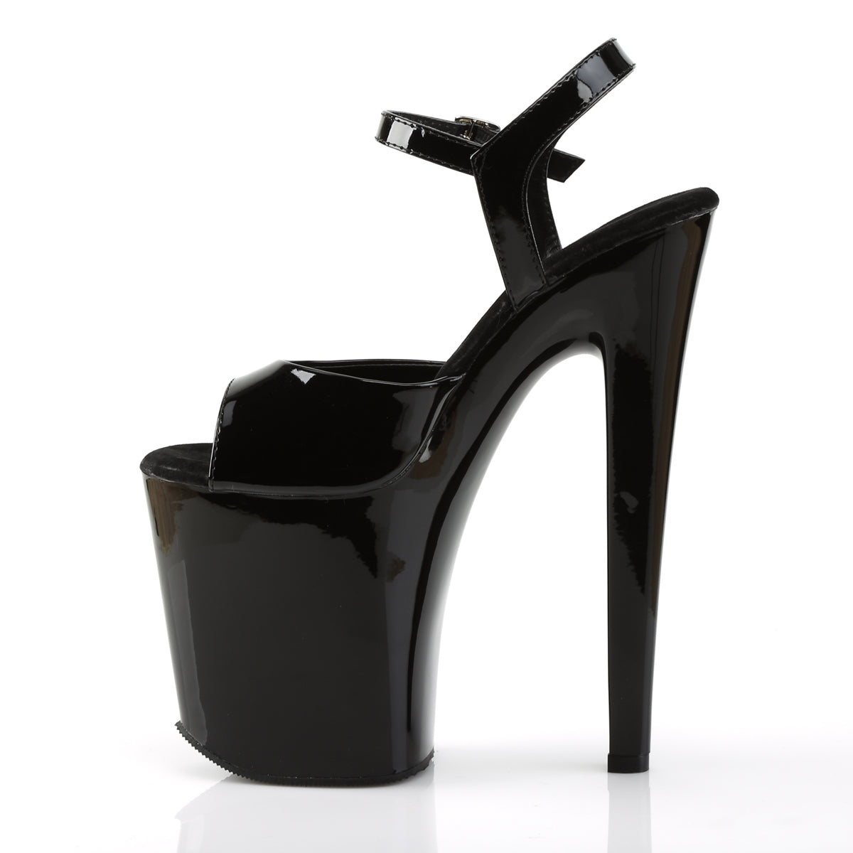 8" Heel, 4" PF Sandals (Pleaser XTM809/B/M)