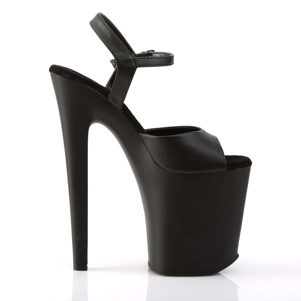 8" Heel, 4" PF Sandals (Pleaser XTM809/B/M)