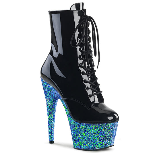 *7" Heel, 2 3/4" PF Ankle Boot, Side Zip (Pleaser ADO1020LG/B/BLG)