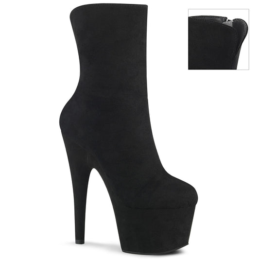 7" Heel, 2 3/4" PF Ankle Boot, Inside Zip (Pleaser ADO1042/BFS/M)