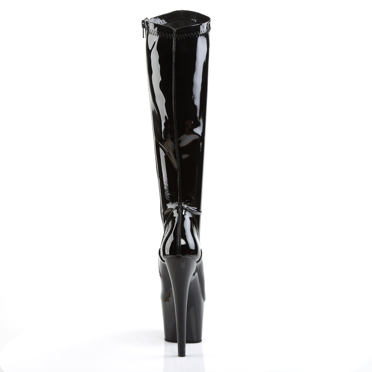 7" Heel, 2 3/4" PF Stretch Knee Boot, Side Zip (Pleaser ADO2000/B/M)