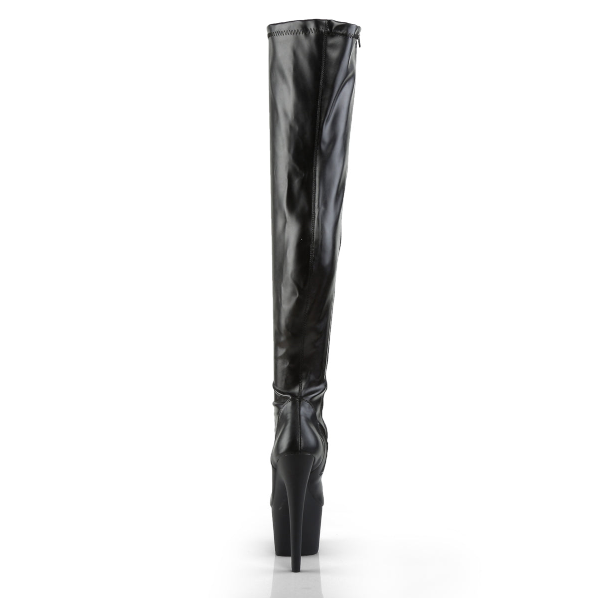 7" Heel, 2 3/4" PF Stretch Thigh Boot, Side Zip (Pleaser ADO3000/B/M)