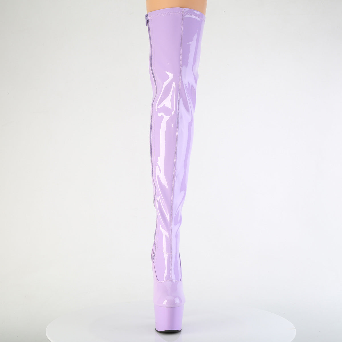 7" Heel, 2 3/4" PF Stretch Thigh Boot, Side Zip (Pleaser ADO3000/B/M)