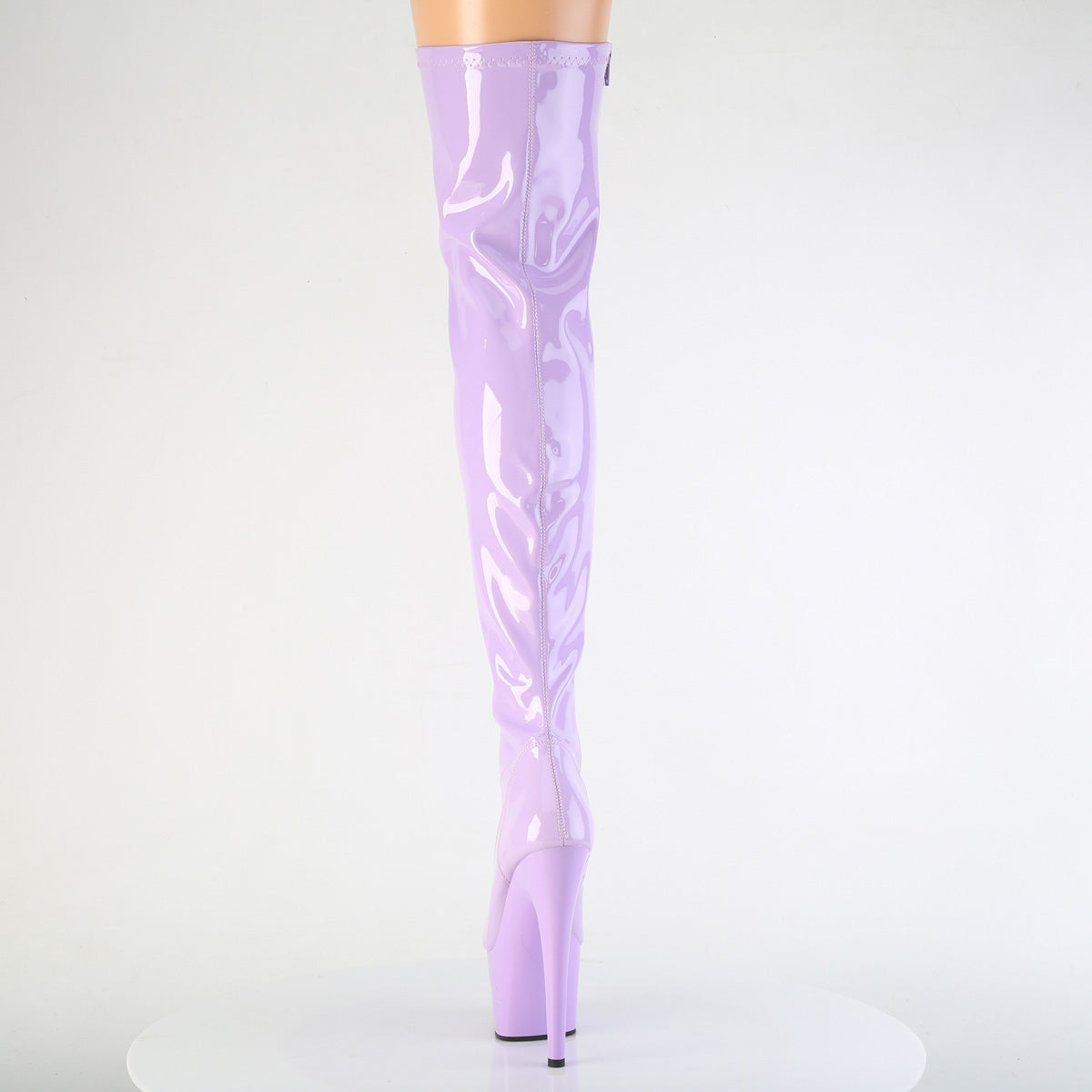 7" Heel, 2 3/4" PF Stretch Thigh Boot, Side Zip (Pleaser ADO3000/B/M)