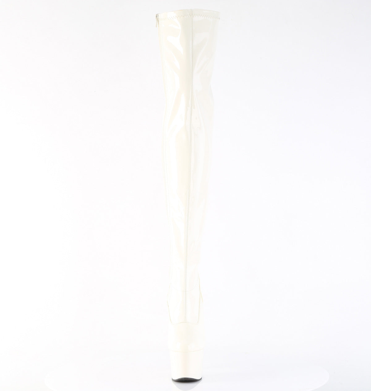 7" Heel, 2 3/4" PF Stretch Thigh Boot, Side Zip (Pleaser ADO3000/B/M)