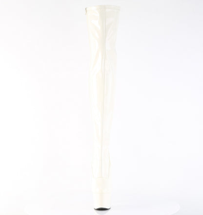 7" Heel, 2 3/4" PF Stretch Thigh Boot, Side Zip (Pleaser ADO3000/B/M)