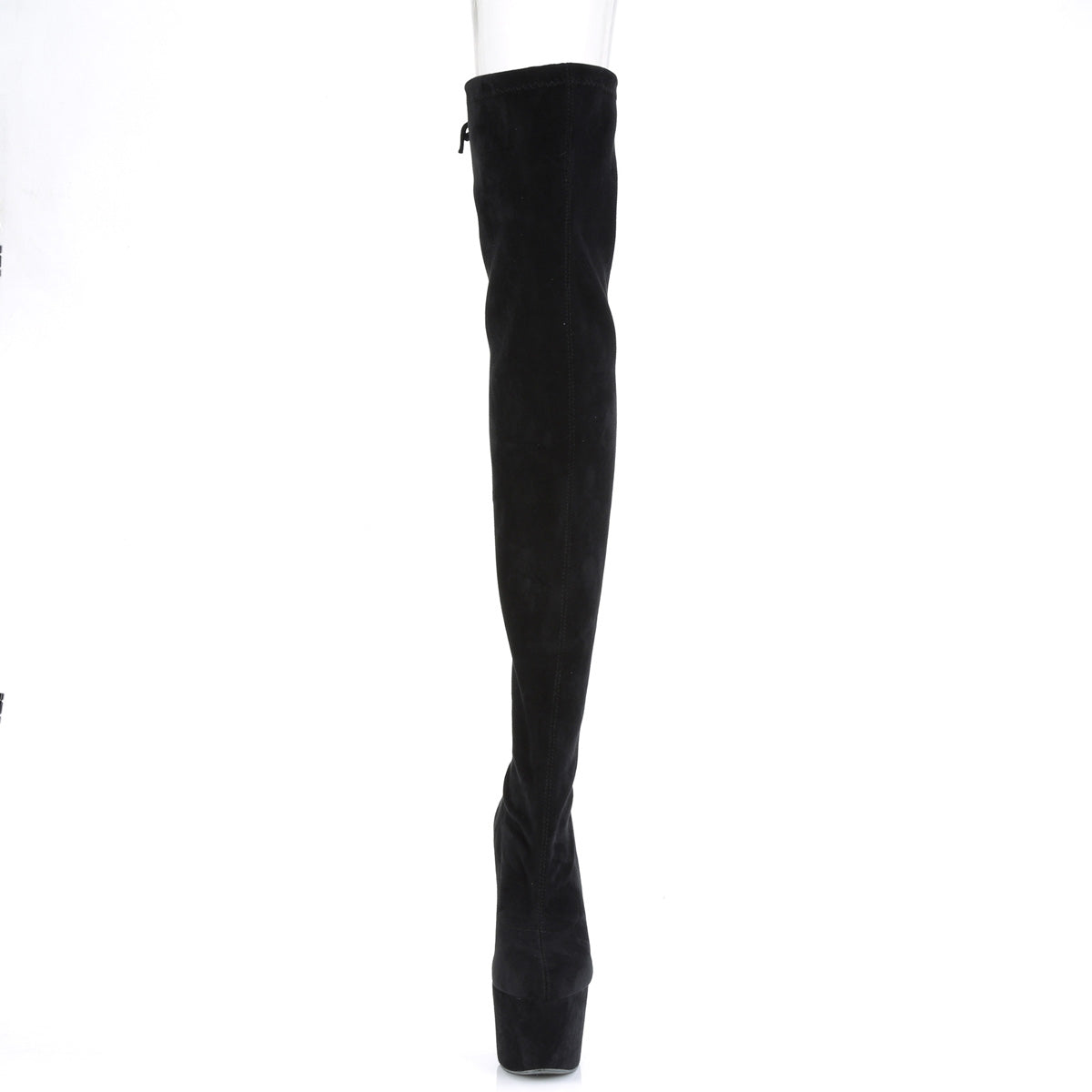 **7" Heel, 2 3/4" PF Stretch Pull-On Thigh High Boot (Pleaser ADO3008/BFS/M)