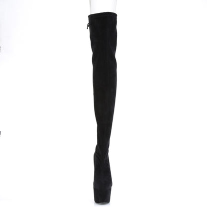 **7" Heel, 2 3/4" PF Stretch Pull-On Thigh High Boot (Pleaser ADO3008/BFS/M)