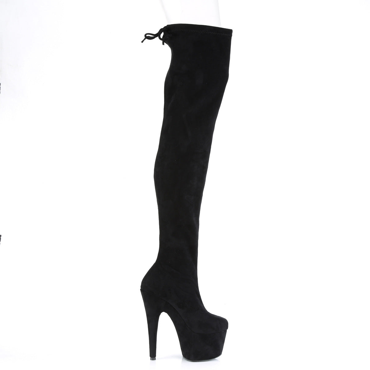 **7" Heel, 2 3/4" PF Stretch Pull-On Thigh High Boot (Pleaser ADO3008/BFS/M)