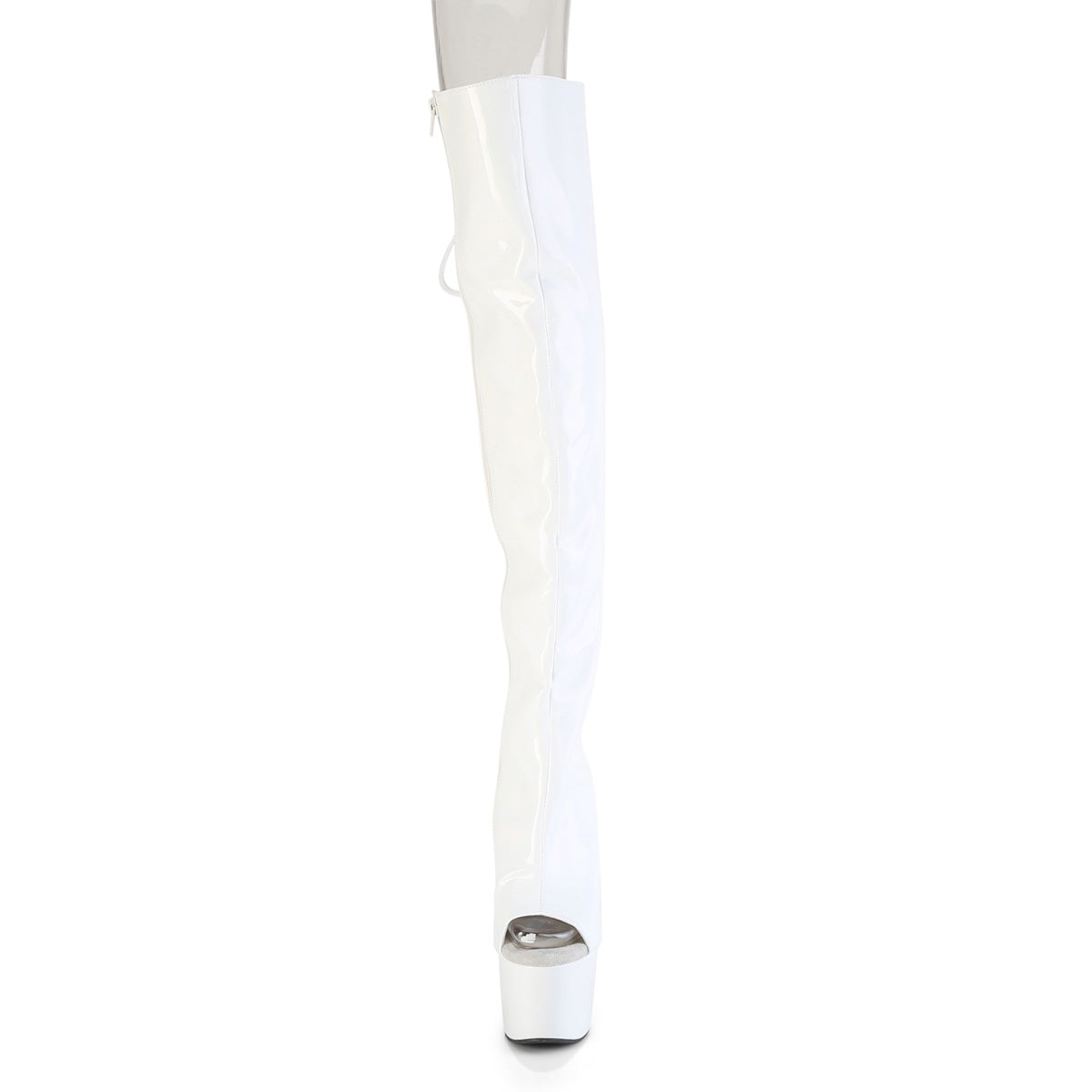 7" Heel, 2 3/4"PF Open Toe/Heel Over-The-Knee Boot, Side Zip (Pleaser ADO3019HWR/BHG/M)