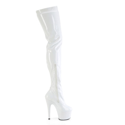 7" Heel, 2 3/4" PF Stretch Crotch Boot, Side Zip (Pleaser ADO4000/B/M)