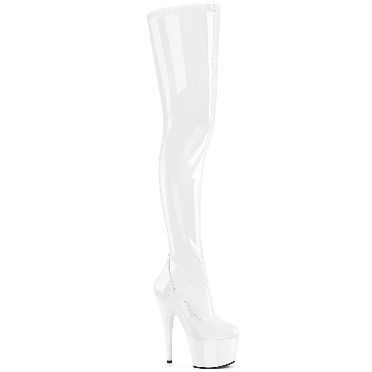 7" Heel, 2 3/4" PF Stretch Crotch Boot, Side Zip (Pleaser ADO4000/B/M)
