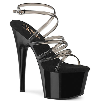 7" Heel, 2 3/4" PF Criss Cross Ankle Strap Sandal (Pleaser ADO706/C/M)