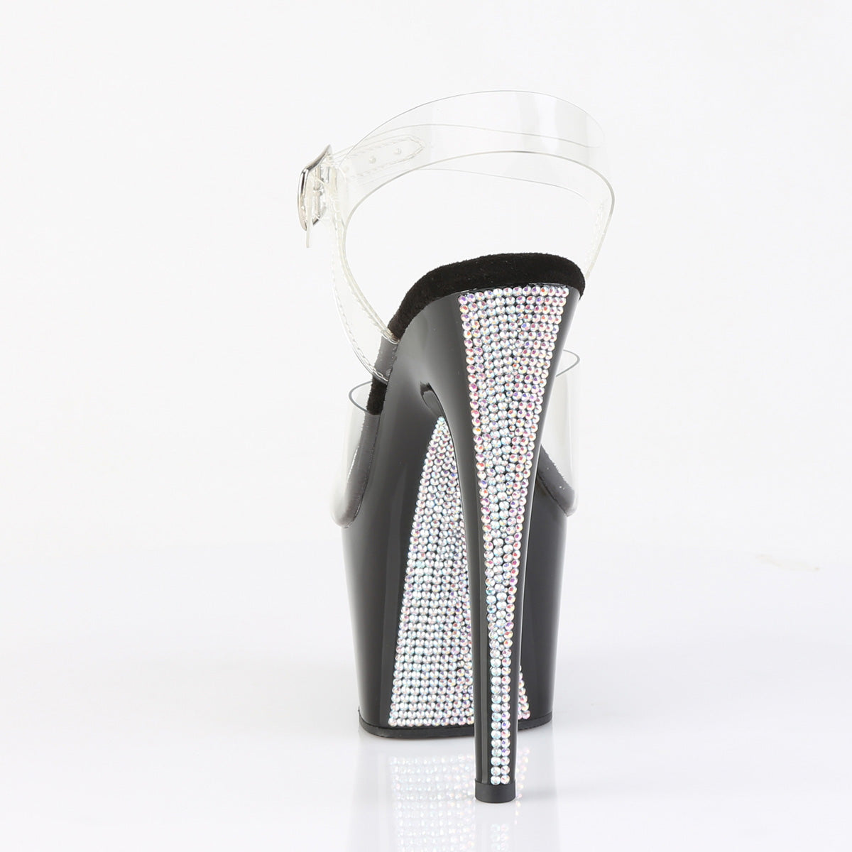 7" Heel, 2 3/4" PF Ankle Strap Sandal (Pleaser ADO708CRS-2/C/B-SRS)