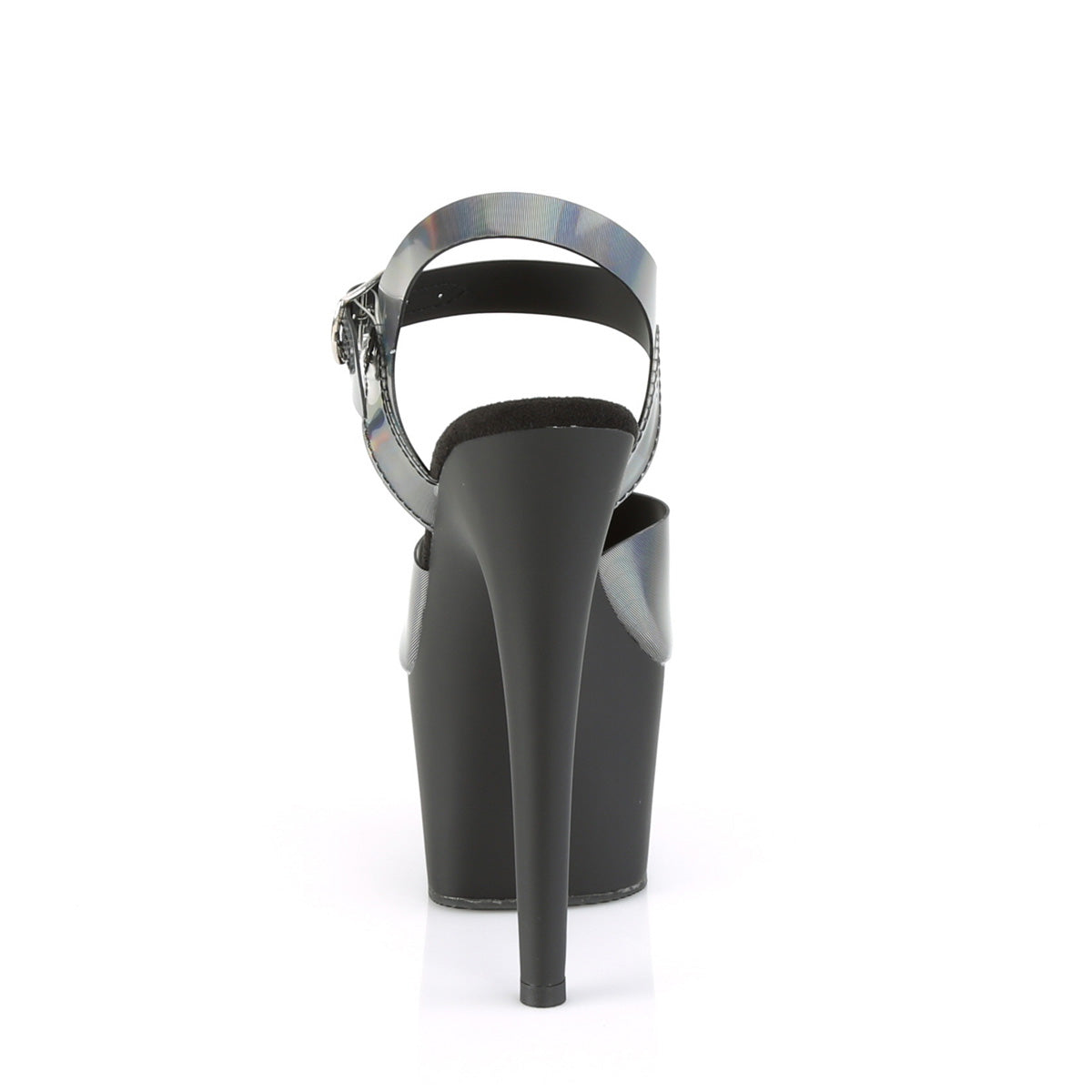 *7" Heel, 2 3/4" PF Ankle Strap Sandal (Pleaser ADO708N-DT/PWHGTPU/B)