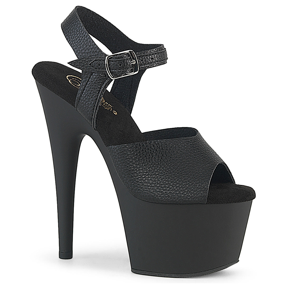 7" Heel, 2 3/4" PF Ankle Strap Sandal (Pleaser ADO708UL/BPU/M)