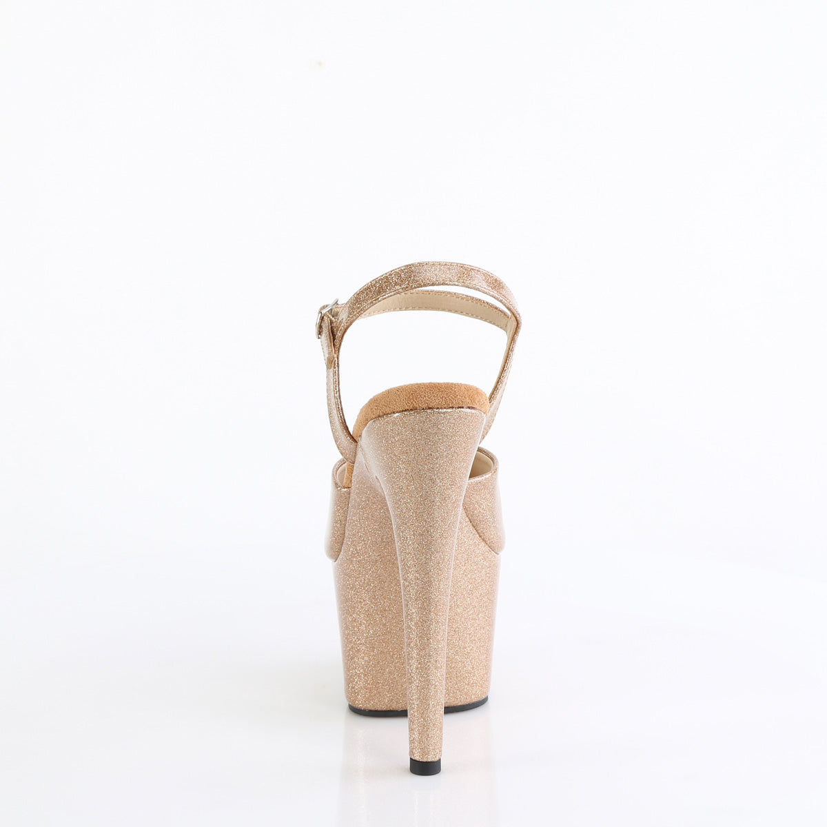 7" Heel, 2 3/4" PF Ankle Strap Sandal (Pleaser ADO709GP/AQG/M)
