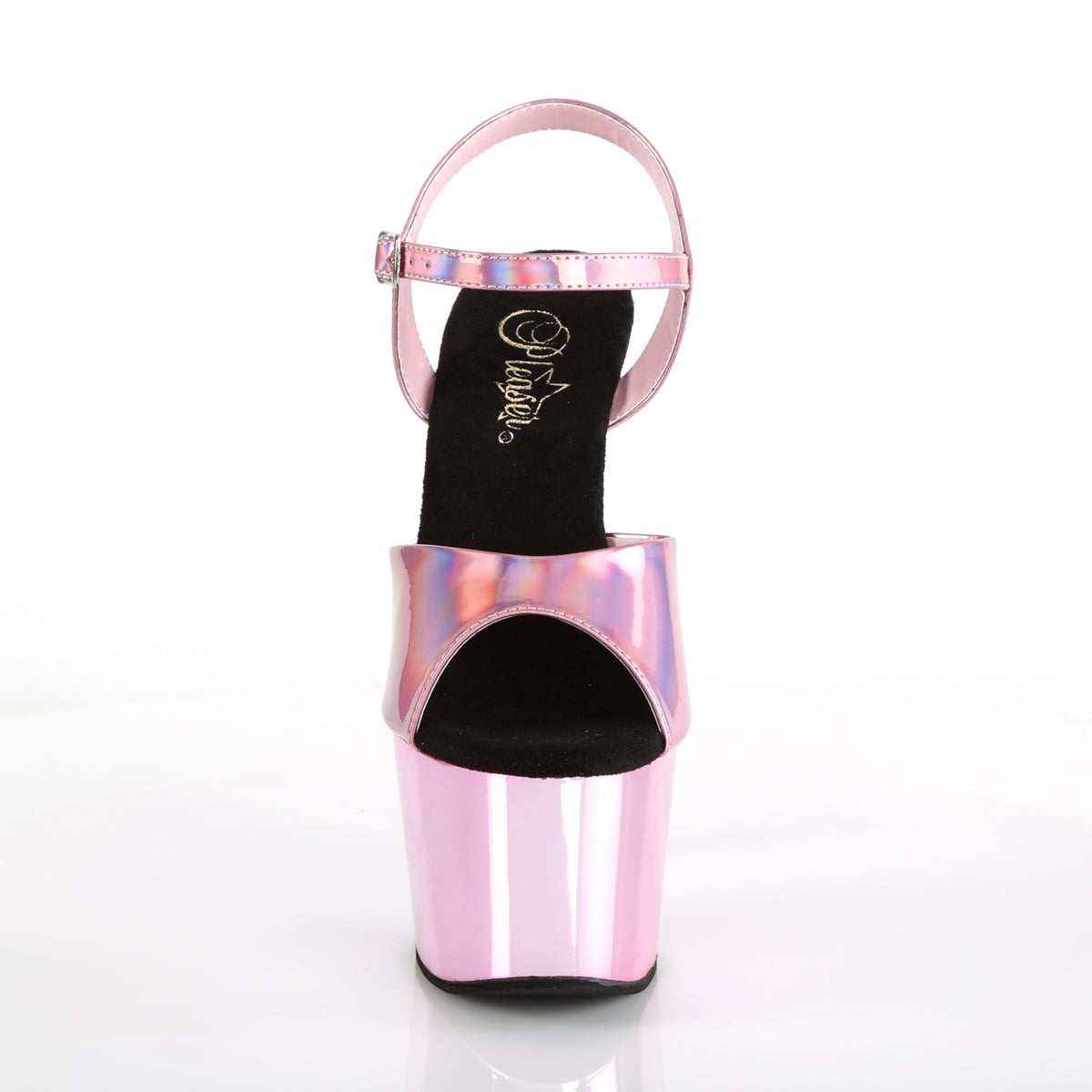7" Heel, 2 3/4" PF Ankle Strap Sandal (Pleaser ADO709HGCH/BPHG/BPCH)
