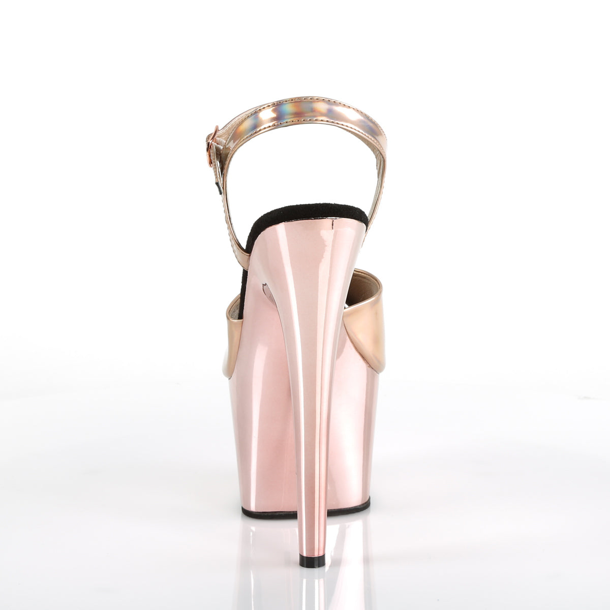 7" Heel, 2 3/4" PF Ankle Strap Sandal (Pleaser ADO709HGCH/BPHG/BPCH)