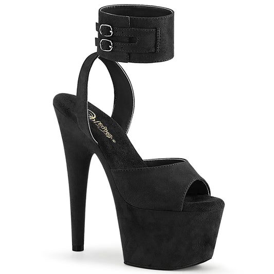 7" Heel, 2 3/4" PF Ankle Strap Sandal (Pleaser ADO791FS/BFS/M)
