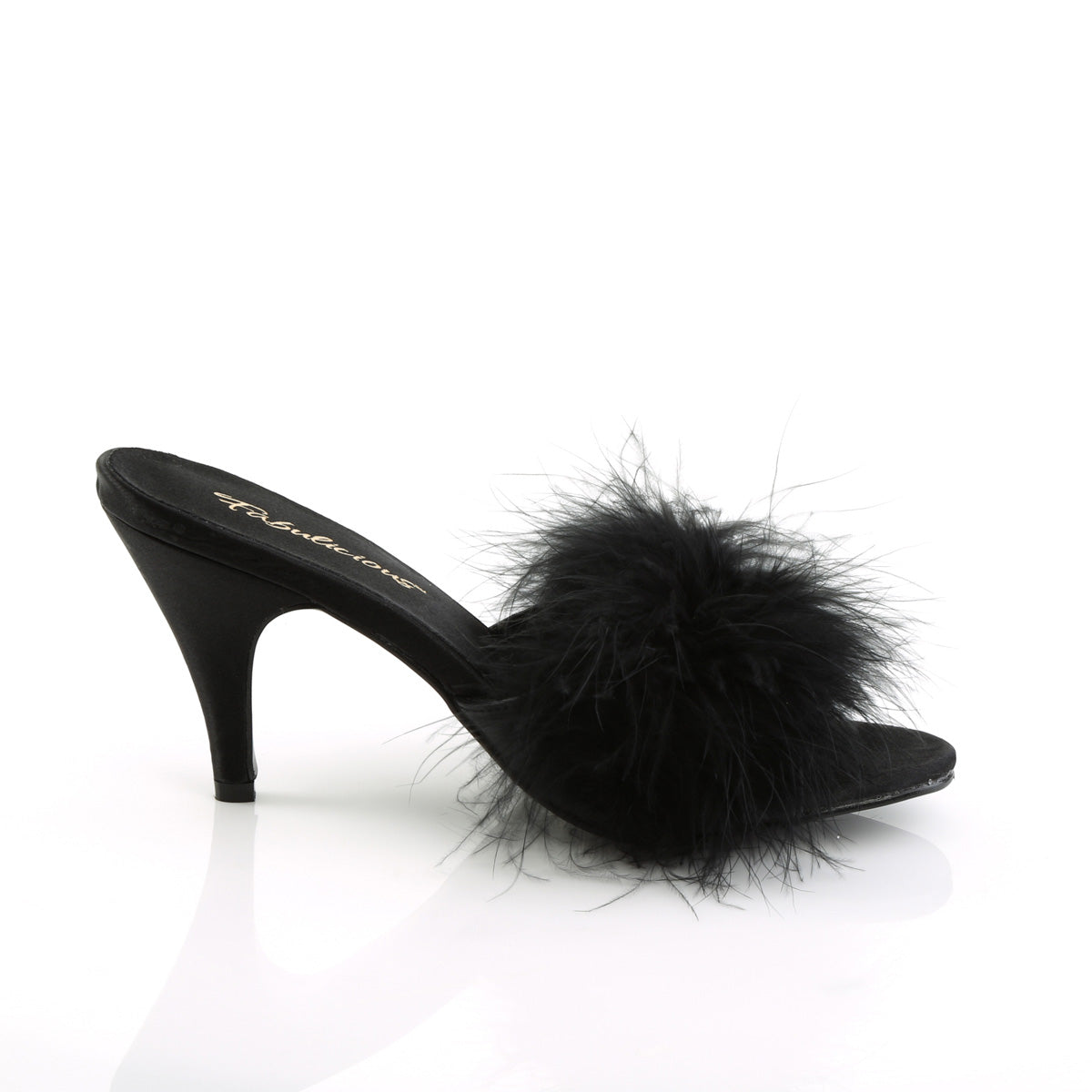 3" Classic Marabou Slipper (Fabulicious AMO03/BPPU)