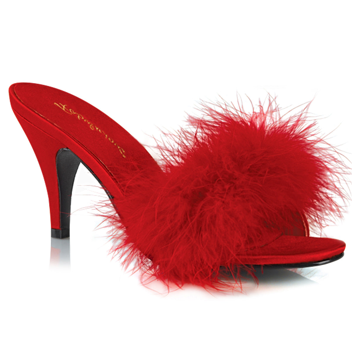 3" Classic Marabou Slipper (Fabulicious AMO03/BPPU)