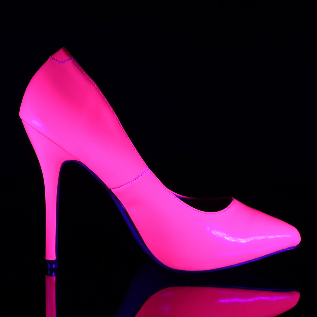 5" Heel, 3/8" Hidden Platform Pump (Pleaser AMU20/B)
