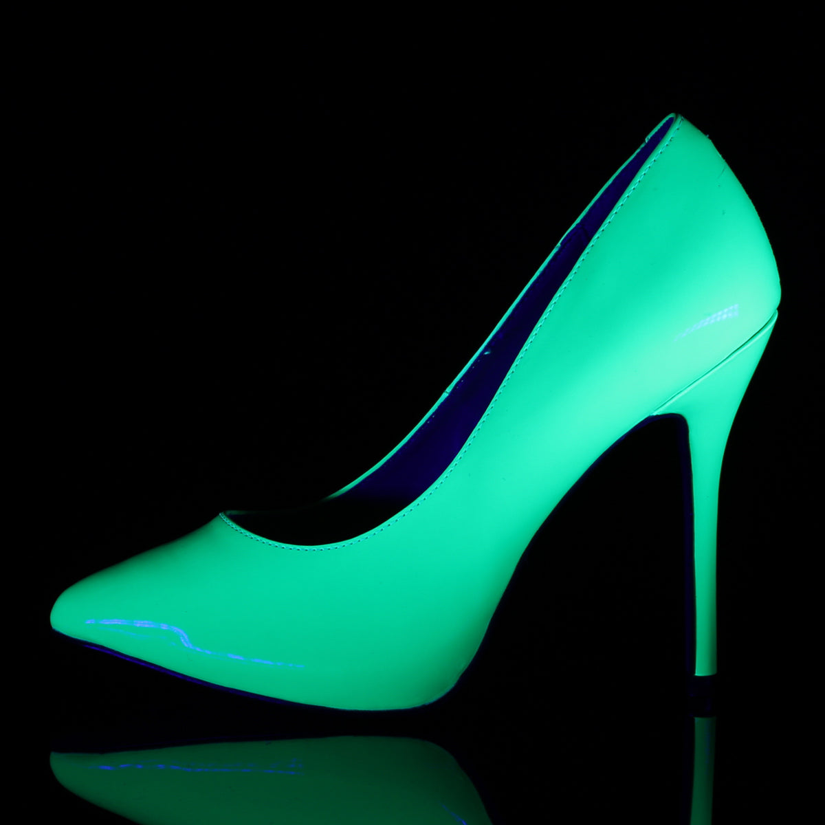 5" Heel, 3/8" Hidden Platform Pump (Pleaser AMU20/B)