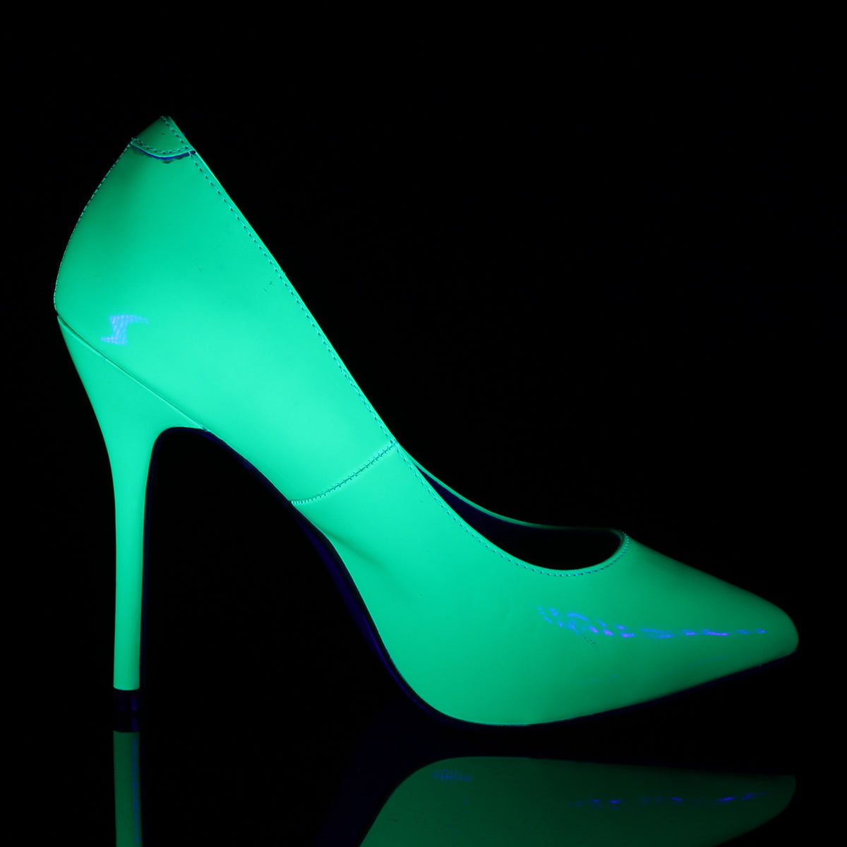 5" Heel, 3/8" Hidden Platform Pump (Pleaser AMU20/B)