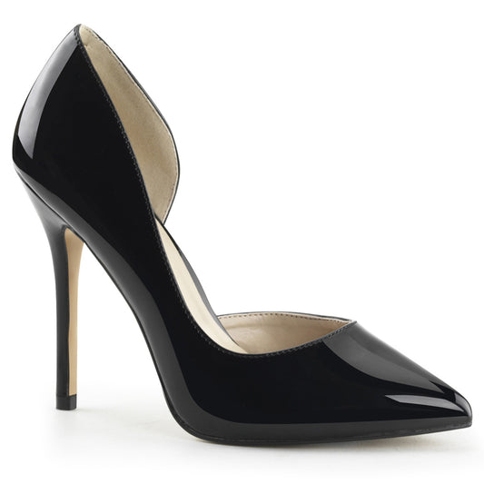 5" Heel, 3/8" Hidden Platform D'Orsay Pump (Pleaser AMU22/B)